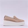 Marco Moreo Dublin Slip On Trim Wedge - Camel Suede